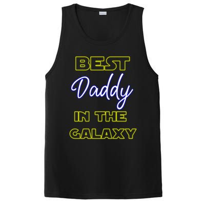 Best Daddy In The Galaxy Fathers Day Pa Pop American Dad Gift PosiCharge Competitor Tank