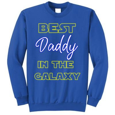 Best Daddy In The Galaxy Fathers Day Pa Pop American Dad Gift Sweatshirt