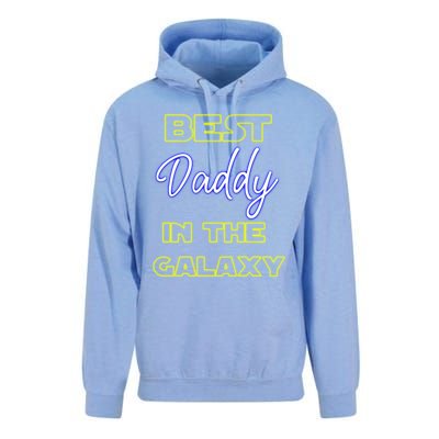 Best Daddy In The Galaxy Fathers Day Pa Pop American Dad Gift Unisex Surf Hoodie