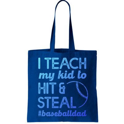 Baseball Dad I Teach My To Hit And Steal Fathers Day Cute Gift Bag