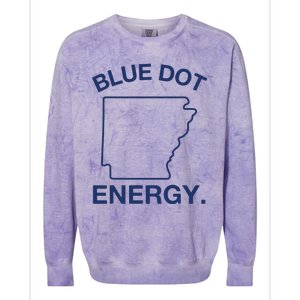 Blue Dot In A Red State Arkansas Vote Kamala Harris Walz 24 Colorblast Crewneck Sweatshirt