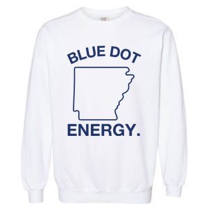 Blue Dot In A Red State Arkansas Vote Kamala Harris Walz 24 Garment-Dyed Sweatshirt