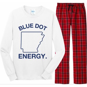 Blue Dot In A Red State Arkansas Vote Kamala Harris Walz 24 Long Sleeve Pajama Set