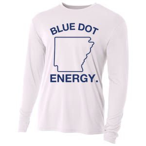 Blue Dot In A Red State Arkansas Vote Kamala Harris Walz 24 Cooling Performance Long Sleeve Crew