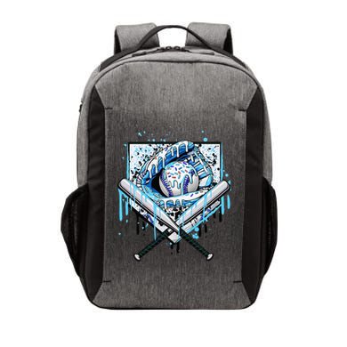 Baseball Drip Ice Cream Drip Baseball  Vector Backpack