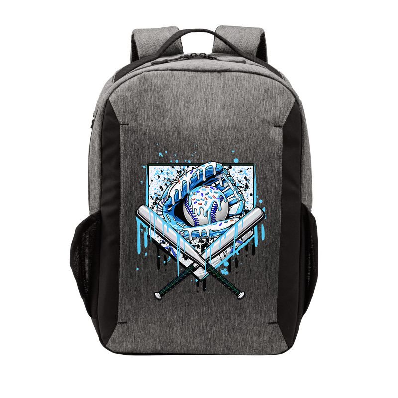 Baseball Drip Ice Cream Drip Baseball  Vector Backpack