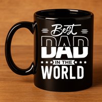 Best Dad In The World Cute Gift 11oz C Handle Ceramic Mug