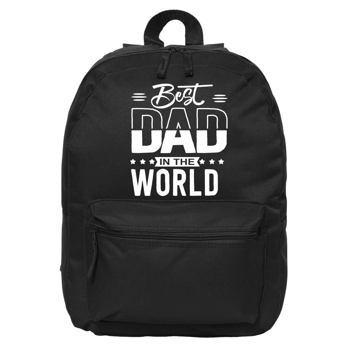Best Dad In The World Cute Gift 16 in Basic Backpack