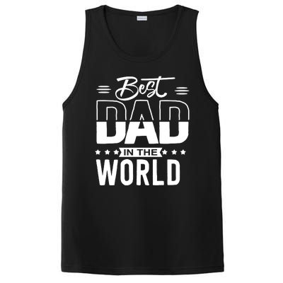 Best Dad In The World Cute Gift PosiCharge Competitor Tank