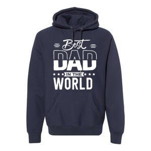 Best Dad In The World Cute Gift Premium Hoodie