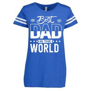 Best Dad In The World Cute Gift Enza Ladies Jersey Football T-Shirt