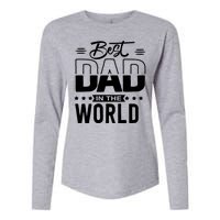 Best Dad In The World Cute Gift Womens Cotton Relaxed Long Sleeve T-Shirt