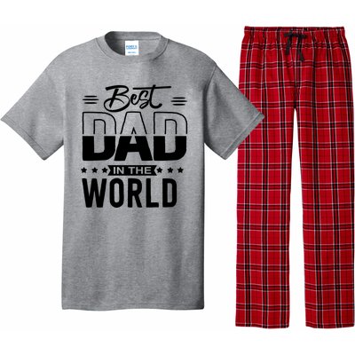 Best Dad In The World Cute Gift Pajama Set