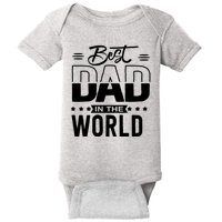 Best Dad In The World Cute Gift Baby Bodysuit