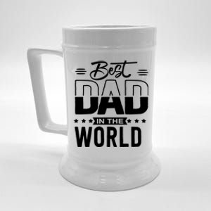 Best Dad In The World Cute Gift Beer Stein