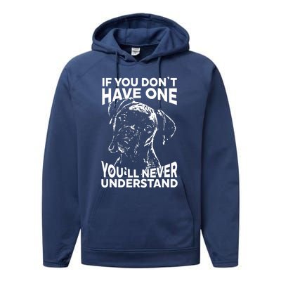 Boxer Dog If You Dont Have One Funny Tee Performance Fleece Hoodie