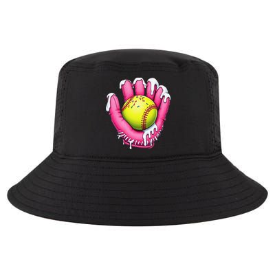 Baseball Drip Ice Cream Sprinkles Baseball Glove Cool Comfort Performance Bucket Hat