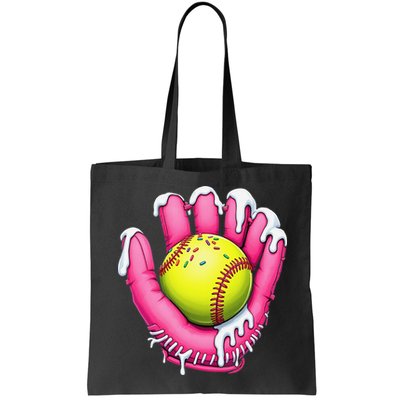 Baseball Drip Ice Cream Sprinkles Baseball Glove Bag