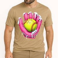 Baseball Drip Ice Cream Sprinkles Baseball Glove Cooling Performance Crew T-Shirt