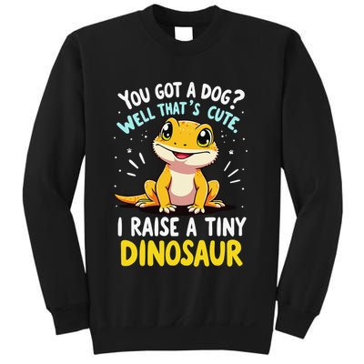 Bearded Dragon I Raise A Tiny Dinosaur Lizard Sweatshirt