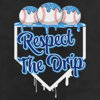 Baseball Drip Ice Cream Drip Respect The Drip 7 Panel Mesh Trucker Snapback Hat