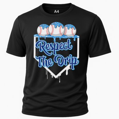 Baseball Drip Ice Cream Drip Respect The Drip Performance Shirt