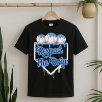 Baseball Drip Ice Cream Drip Respect The Drip T-Shirt