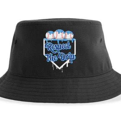 Baseball Drip Ice Cream Drip Respect The Drip Sustainable Bucket Hat