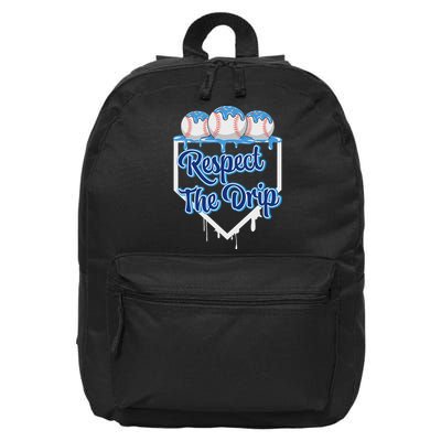 Baseball Drip Ice Cream Drip Respect The Drip 16 in Basic Backpack