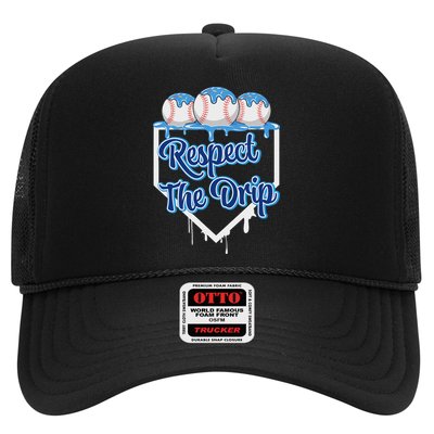 Baseball Drip Ice Cream Drip Respect The Drip Trucker Hat