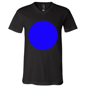 Blue Dot In A Red State Nebraska Kamala Harris Walz V-Neck T-Shirt