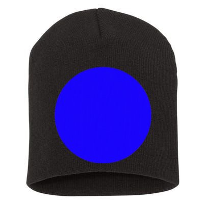 Blue Dot In A Red State Nebraska Kamala Harris Walz Short Acrylic Beanie