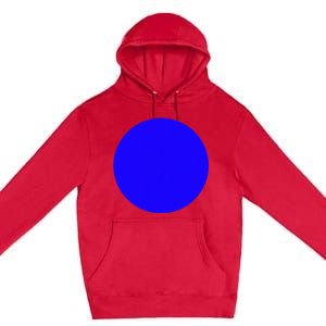 Blue Dot In A Red State Nebraska Kamala Harris Walz Premium Pullover Hoodie