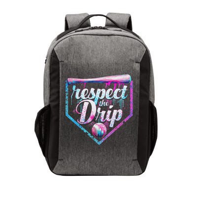 Baseball Drip Ice Cream Dripping Respect The Drip  Vector Backpack