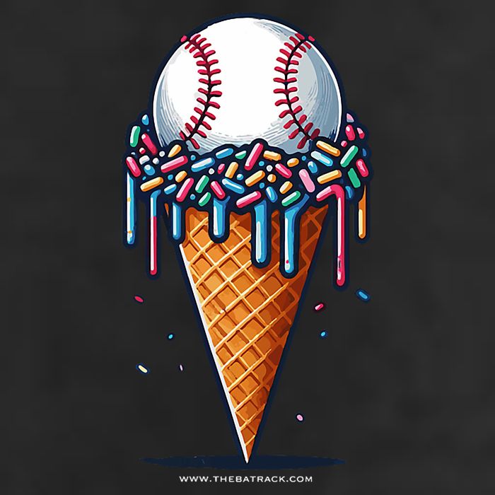 Baseball Drip Ice Cream Cone With Sprinkles Cool Comfort Performance Bucket Hat