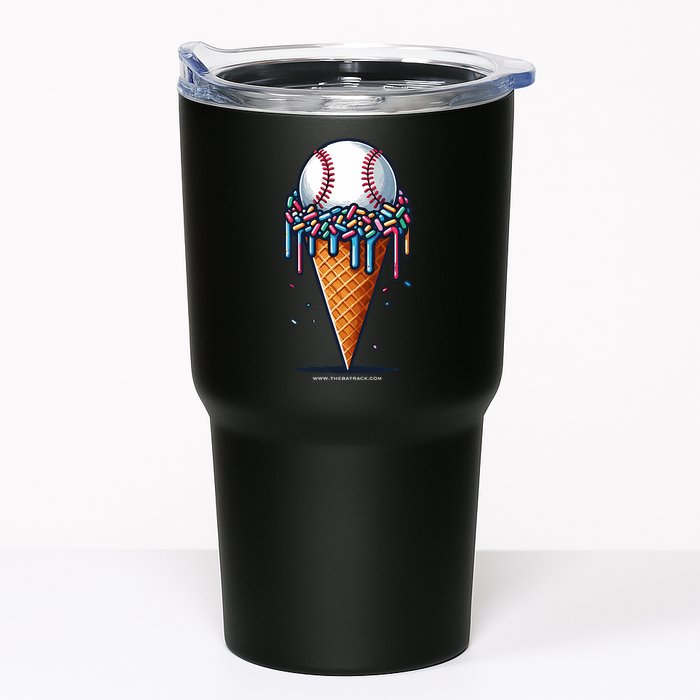 Baseball Drip Ice Cream Cone With Sprinkles Tumbler