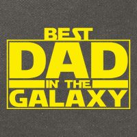 Best Dad In The Galaxy Father's Day Gift Cotton Canvas Backpack