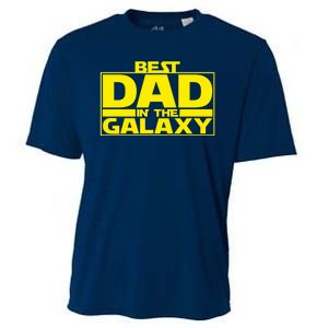 Best Dad In The Galaxy Father's Day Gift Cooling Performance Crew T-Shirt