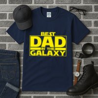 Best Dad In The Galaxy Father's Day Gift Tall T-Shirt