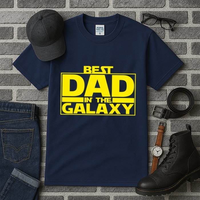 Best Dad In The Galaxy Father's Day Gift Tall T-Shirt