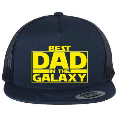 Best Dad In The Galaxy Father's Day Gift Flatbill Hat