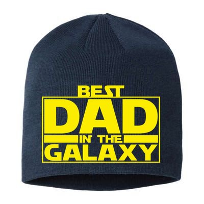 Best Dad In The Galaxy Father's Day Gift Sustainable Beanie