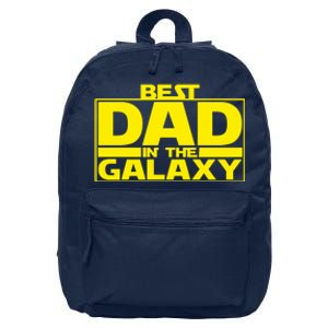 Best Dad In The Galaxy Father's Day Gift 16 in Basic Backpack