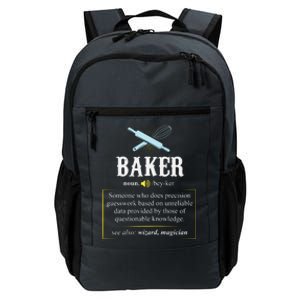 Baker Definition I Funny Baking Daily Commute Backpack