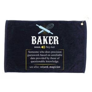 Baker Definition I Funny Baking Grommeted Golf Towel