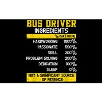 Bus Driver Ingredients Bumper Sticker