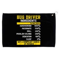 Bus Driver Ingredients Grommeted Golf Towel