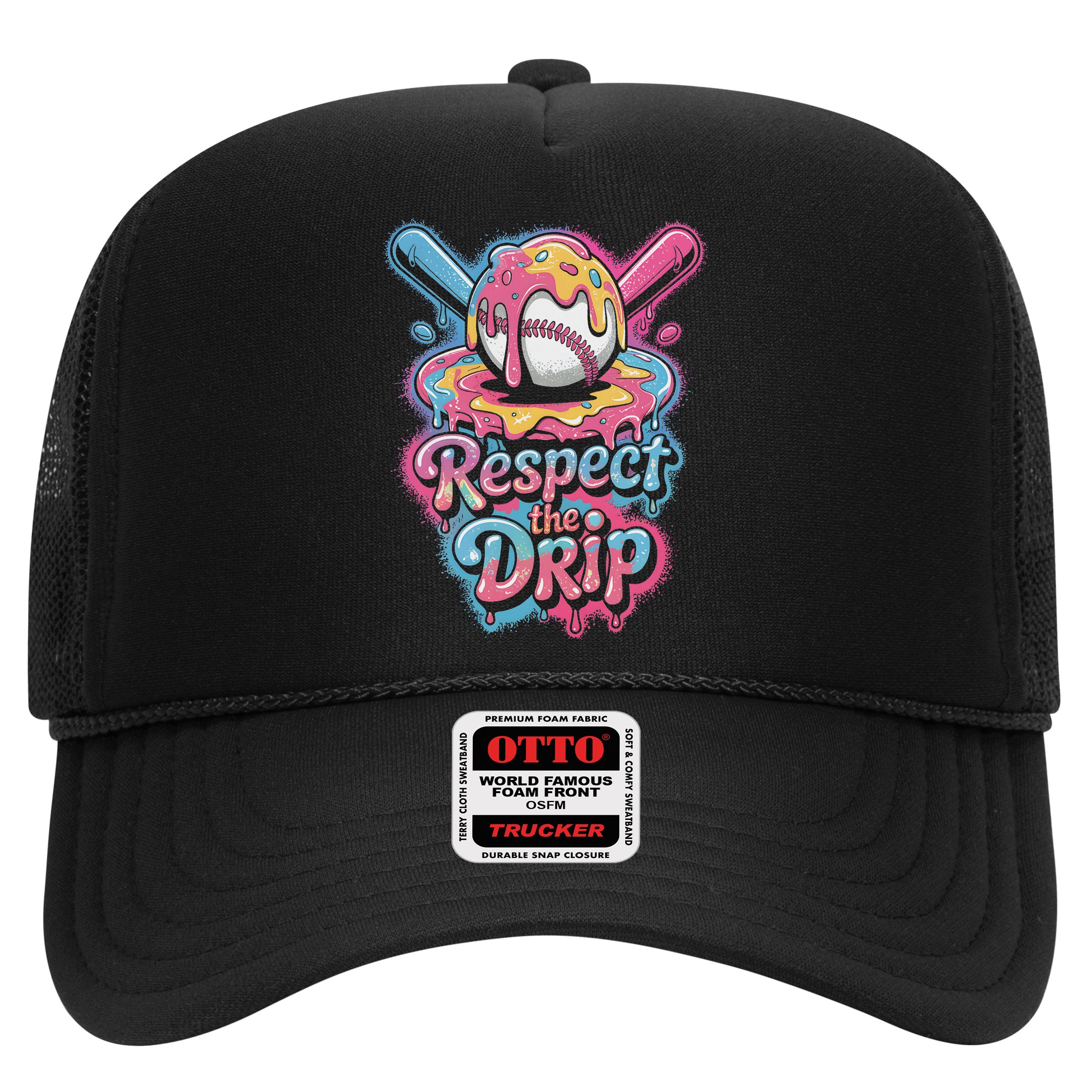 Baseball Drip Ice Cream Style For And Women Hat