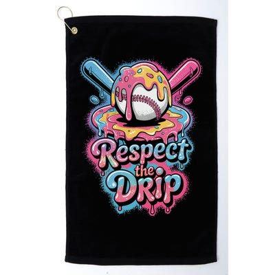 Baseball Drip Ice Cream Style For And Women Golf Towel