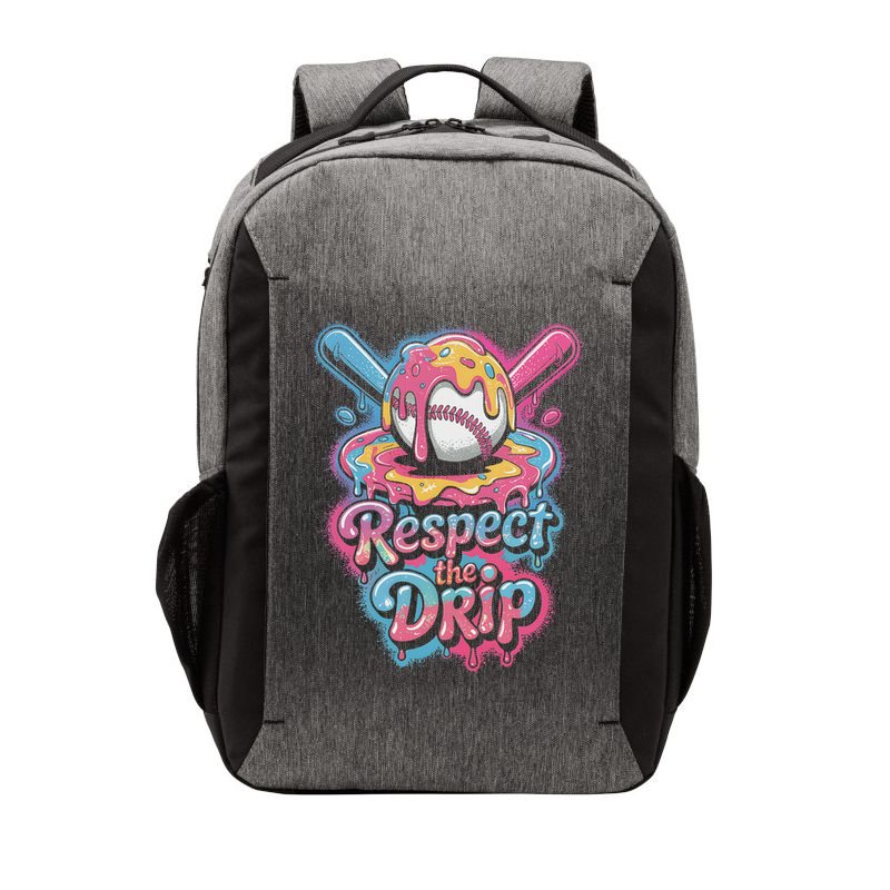 Baseball Drip Ice Cream Style For And Women Vector Backpack